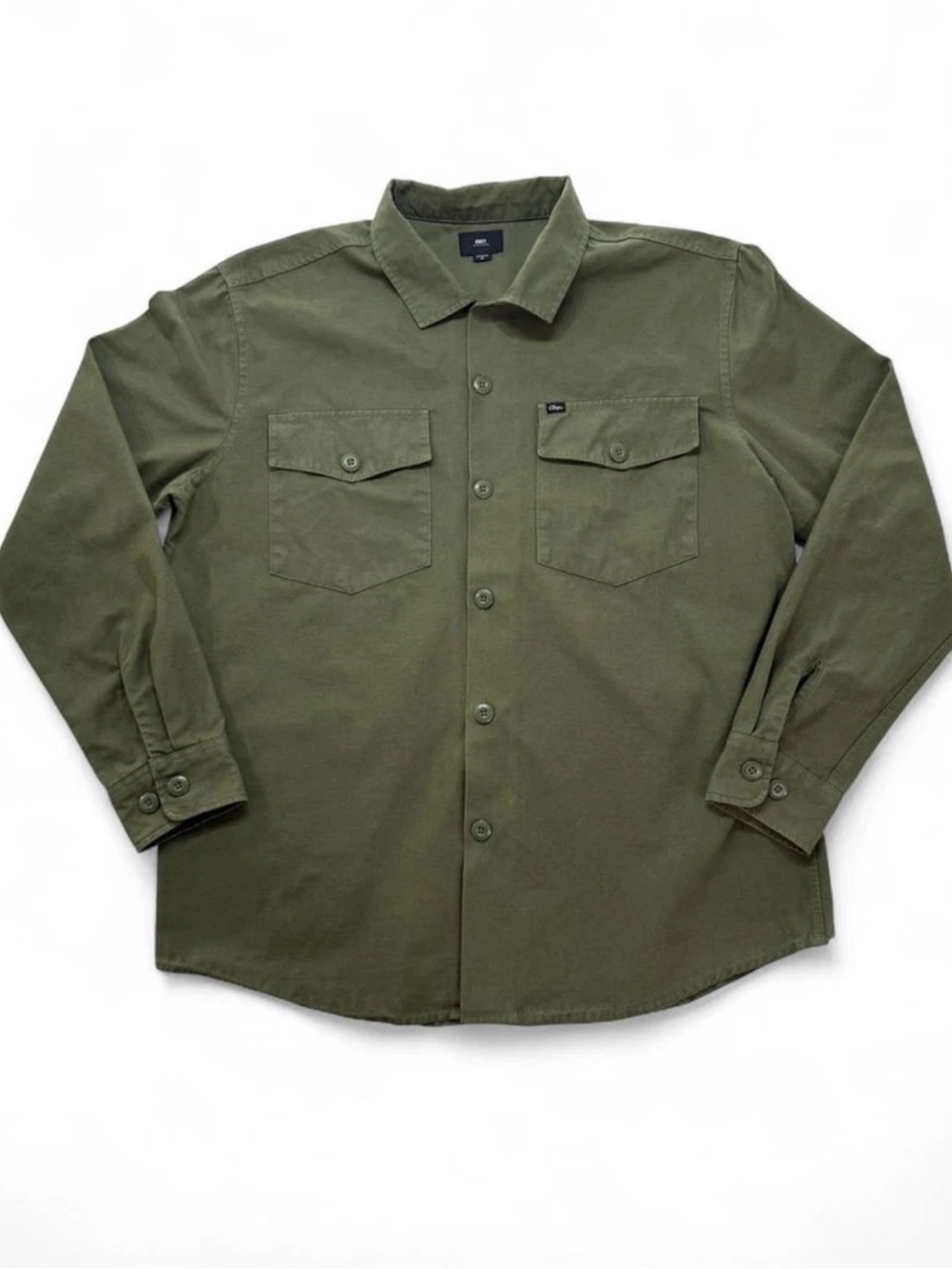 NWT: 2010 OBEY Cotton Button Down Utility Jacket | Size: Large